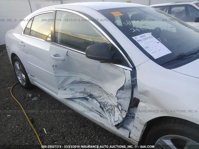 1G1ZB5EB3AF231460 - 2010 CHEVROLET MALIBU LS 白色 照片 6