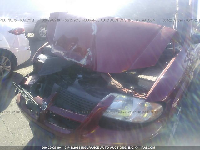 2B8GP44361R227735 - 2001 DODGE GRAND CARAVAN SPORT MAROON photo 6