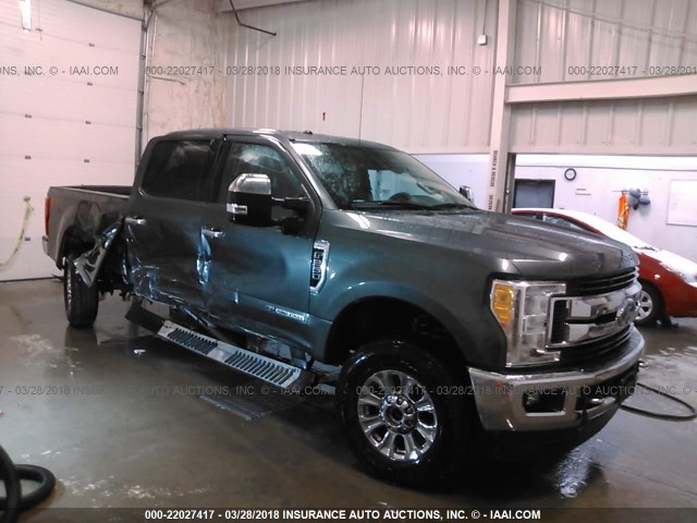 1FT7W2BT8HEC22106 - 2017 FORD F250 SUPER DUTY GRAY photo 1
