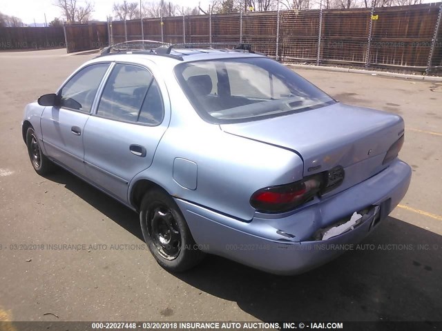 1Y1SK5260TZ005082 - 1996 GEO PRIZM LSI Light Blue photo 3