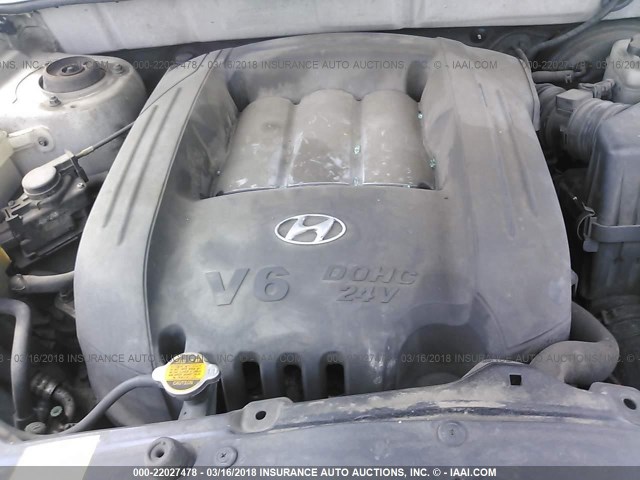 KM8SC13D53U417675 - 2003 HYUNDAI SANTA FE GLS/LX 银色 照片 10