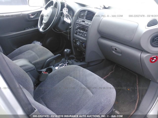 KM8SC13D53U417675 - 2003 HYUNDAI SANTA FE GLS/LX 银色 照片 5