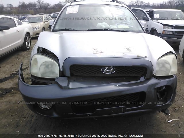 KM8SC13D53U417675 - 2003 HYUNDAI SANTA FE GLS/LX 银色 照片 6
