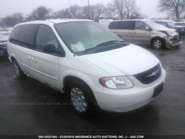 2C4GP24313R248391 - 2003 CHRYSLER TOWN & COUNTRY  WHITE photo 1