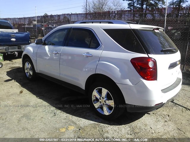 2GNALFEK7C1183888 - 2012 CHEVROLET EQUINOX LTZ WHITE photo 3