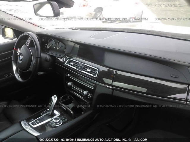 WBAKB8C52CC965175 - 2012 BMW 750 LI BLACK photo 5