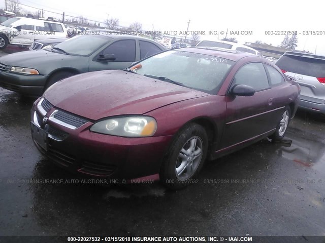 4B3AG42G44E063726 - 2004 DODGE STRATUS SXT RED photo 2