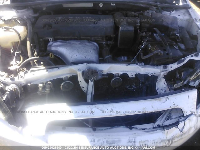 JTKDE177750020144 - 2005 TOYOTA SCION TC 白色 照片 10