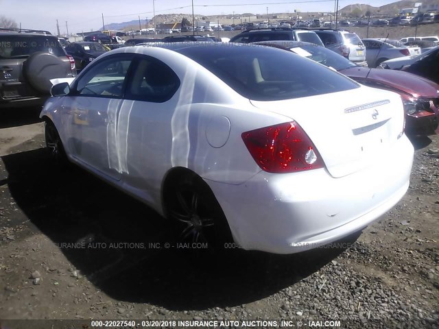 JTKDE177750020144 - 2005 TOYOTA SCION TC WHITE photo 3