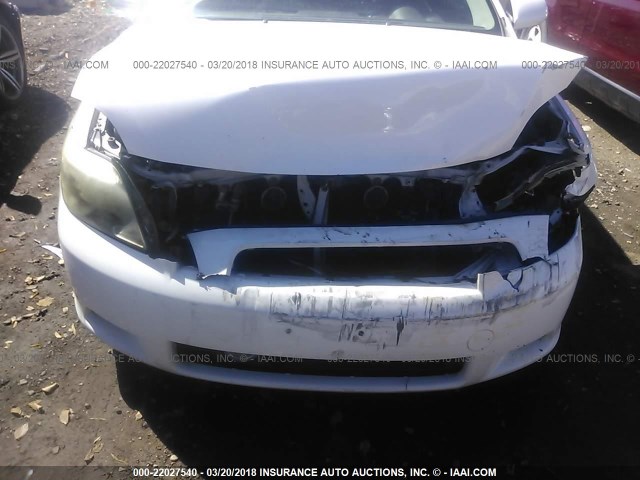 JTKDE177750020144 - 2005 TOYOTA SCION TC 白色 照片 6