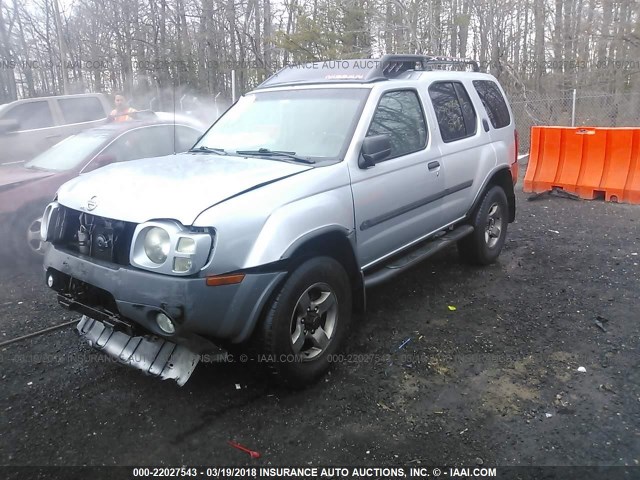 5N1ED28Y82C574214 - 2002 NISSAN XTERRA XE/SE GRAY photo 2