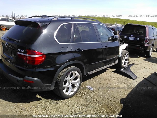 5UXFE835X9L171639 - 2009 BMW X5 XDRIVE48I BLACK photo 4