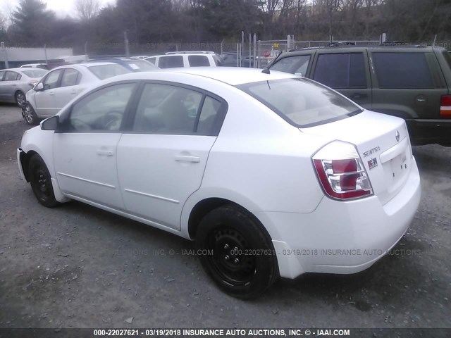 3N1AB61E69L646593 - 2009 NISSAN SENTRA 2.0/2.0S/2.0SL WHITE photo 3