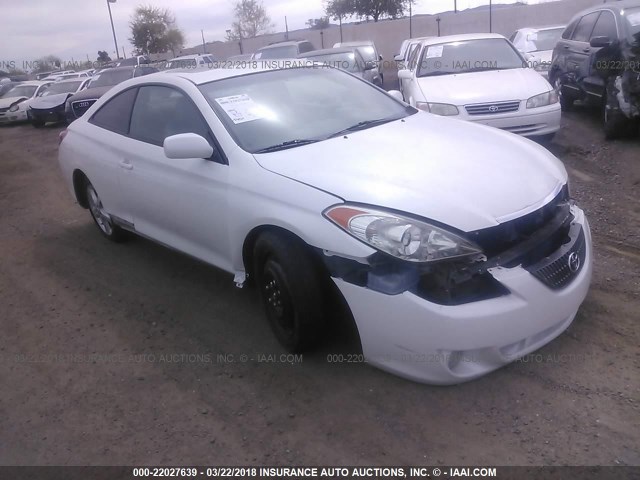 4T1CA30P76U097798 - 2006 TOYOTA CAMRY SOLARA SE/SLE WHITE photo 1