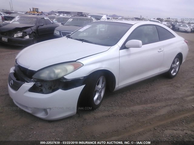 4T1CA30P76U097798 - 2006 TOYOTA CAMRY SOLARA SE/SLE WHITE photo 2