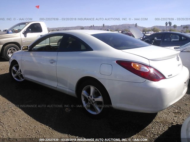 4T1CA30P76U097798 - 2006 TOYOTA CAMRY SOLARA SE/SLE WHITE photo 3