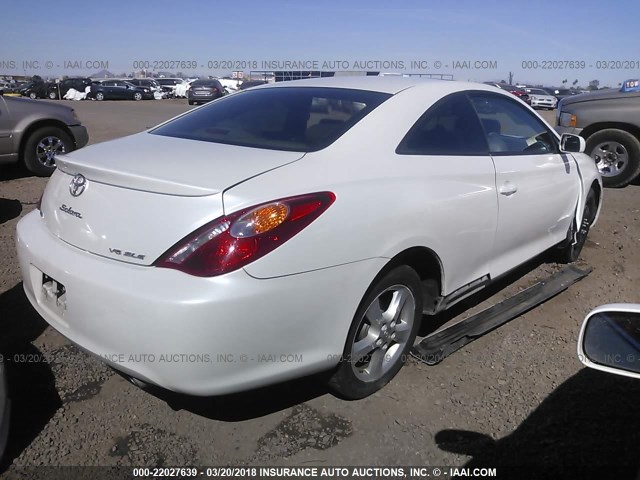 4T1CA30P76U097798 - 2006 TOYOTA CAMRY SOLARA SE/SLE WHITE photo 4