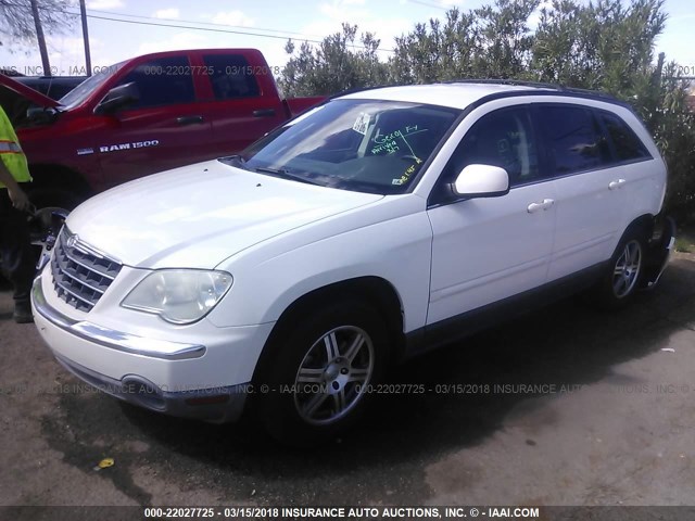 2A8GM68X17R256065 - 2007 CHRYSLER PACIFICA TOURING WHITE photo 2