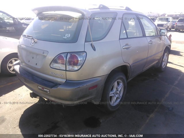 JTJHF10U510169066 - 2001 LEXUS RX 300 GOLD photo 4