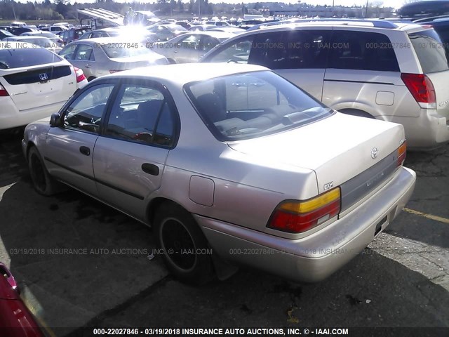 1NXAE09E4PZ088943 - 1993 TOYOTA COROLLA LE/DX ბეჟი ფოტო 3