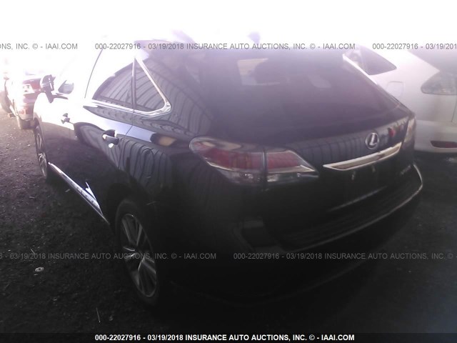 JTJBK1BA5F2482778 - 2015 LEXUS RX 350/BASE/F SPORT BLACK photo 3