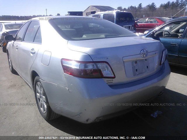 JTNBB46K373042203 - 2007 TOYOTA CAMRY NEW GENERAT HYBRID SILVER photo 3