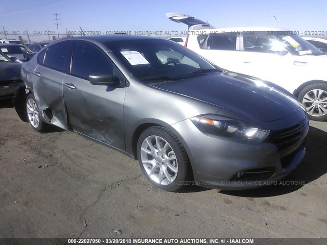 1C3CDFBA7DD154881 - 2013 DODGE DART SXT GRAY photo 1