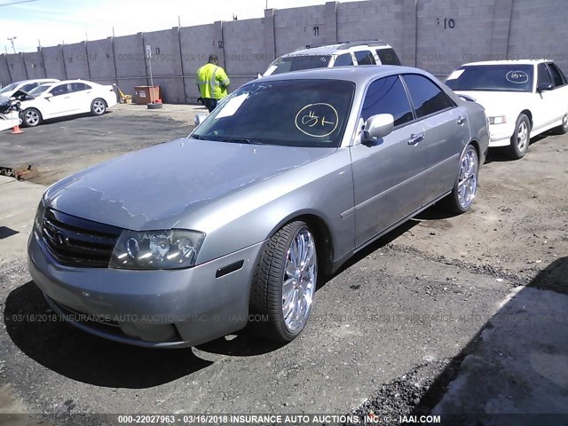 JNKAY41E93M006115 - 2003 INFINITI M45 SILVER photo 2