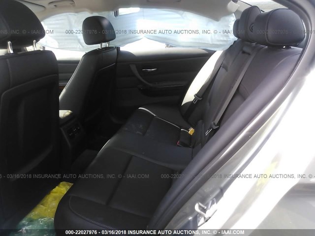 WBAPK7C5XBA971753 - 2011 BMW 328 XI GRAY photo 8