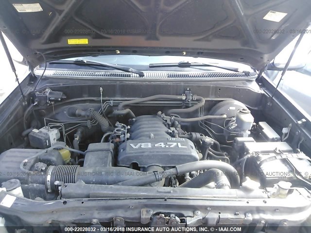 5TBET34136S535775 - 2006 TOYOTA TUNDRA DOUBLE CAB SR5 BLACK photo 10