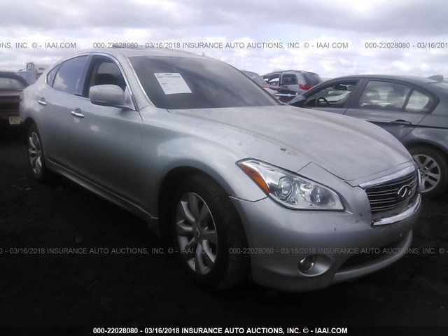 JN1BY1AR7BM370459 - 2011 INFINITI M37 X SILVER photo 1