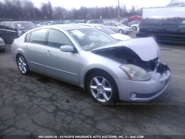 1N4BA41E94C829781 - 2004 NISSAN MAXIMA SE/SL SILVER photo 1