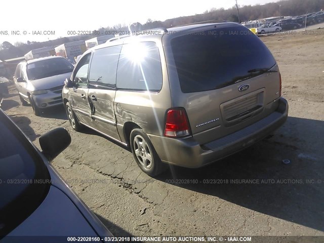 2FMZA51614BA39748 - 2004 FORD FREESTAR SE GOLD photo 3