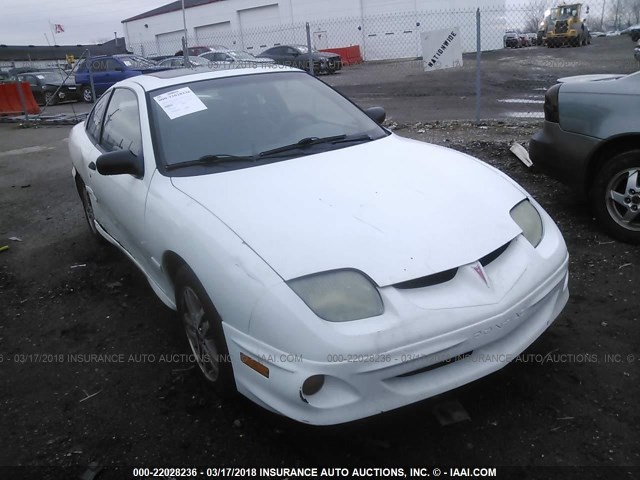 1G2JB1242Y7272318 - 2000 PONTIAC SUNFIRE SE WHITE photo 1