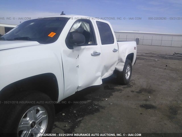 3GCRKSE33AG163481 - 2010 CHEVROLET SILVERADO K1500 LT WHITE photo 6