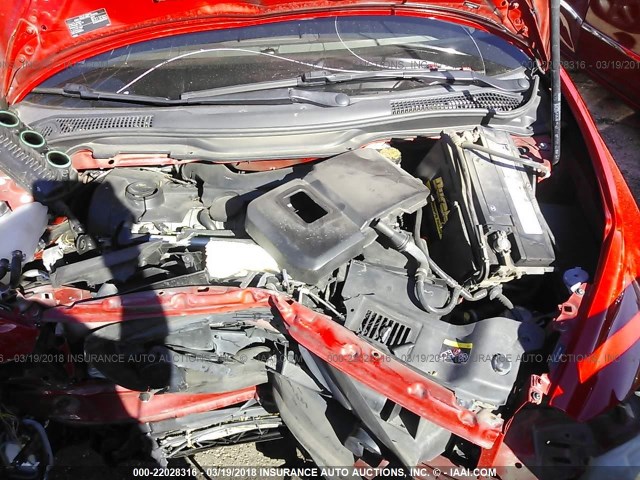 YV1672MS1B2531884 - 2011 VOLVO S40 T5 RED photo 10