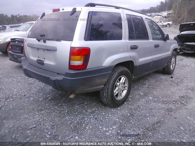 1J4GX48S74C137748 - 2004 JEEP GRAND CHEROKEE LAREDO/COLUMBIA/FREEDOM 银色 照片 4