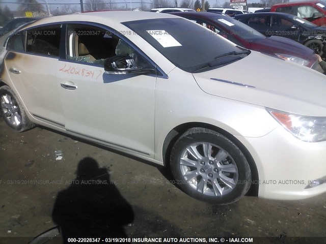 1G4GD5ER3CF335869 - 2012 BUICK LACROSSE PREMIUM WHITE photo 1