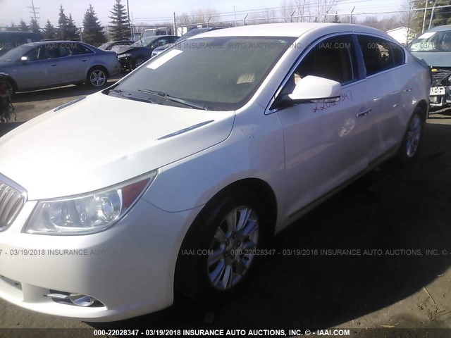 1G4GD5ER3CF335869 - 2012 BUICK LACROSSE PREMIUM WHITE photo 2