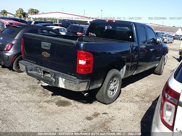 1GCEC19C47Z505657 - 2007 CHEVROLET SILVERADO C1500 Dark Blue photo 4