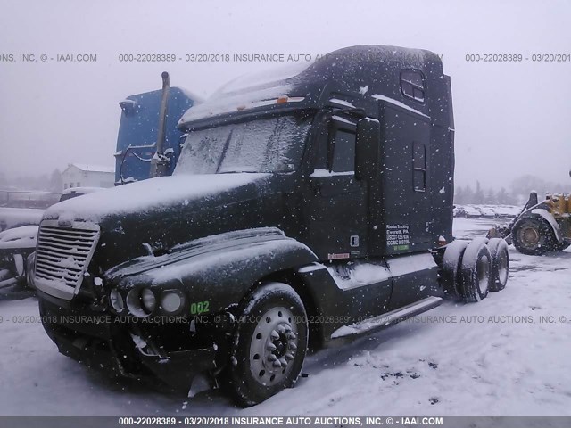 1FUYSSZB8WL888686 - 1998 FREIGHTLINER CENTURY CLASSIC FLC120 GREEN photo 2