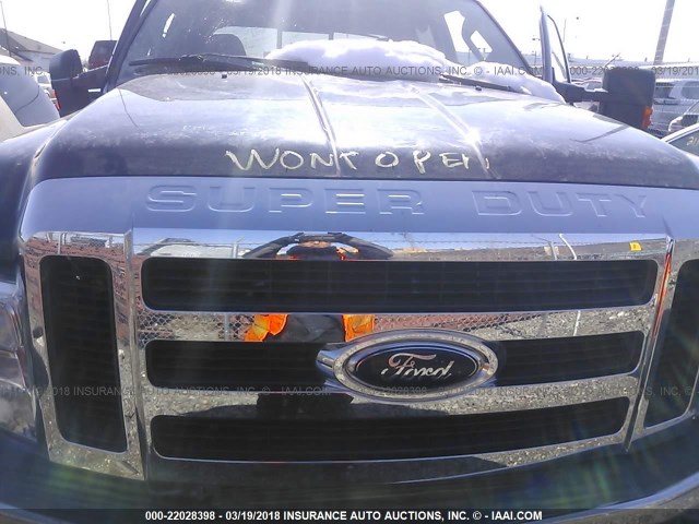 1FTSW2B58AEB20497 - 2010 FORD F250 SUPER DUTY Dark Blue photo 10