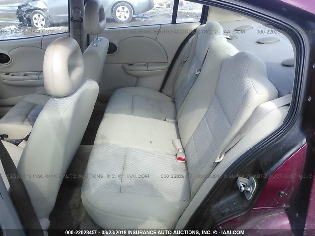 1G8AJ55F76Z144543 - 2006 SATURN ION LEVEL 2 Tünd qırmızı foto 8