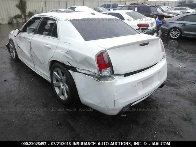 2C3CCAFJ0CH801543 - 2012 CHRYSLER 300 SRT-8 WHITE photo 3