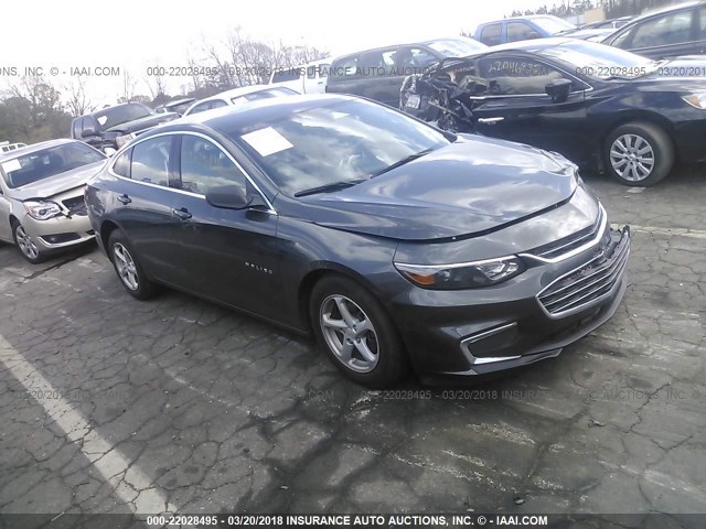1G1ZB5STXHF122727 - 2017 CHEVROLET MALIBU LS 灰色 照片 1