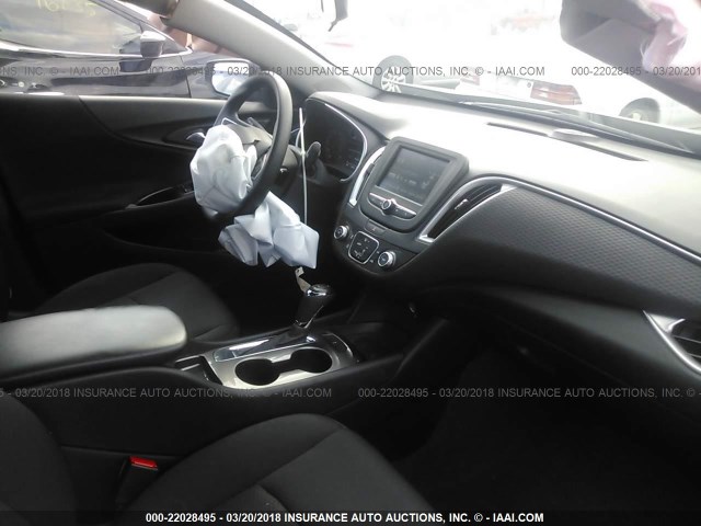 1G1ZB5STXHF122727 - 2017 CHEVROLET MALIBU LS 灰色 照片 5