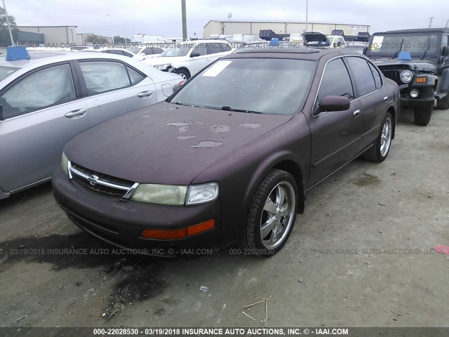 JN1CA21D8VT825140 - 1997 NISSAN MAXIMA GLE/GXE/SE PURPLE photo 2