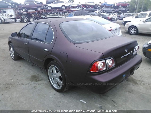 JN1CA21D8VT825140 - 1997 NISSAN MAXIMA GLE/GXE/SE PURPLE photo 3