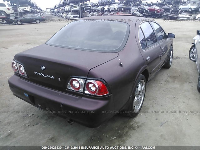 JN1CA21D8VT825140 - 1997 NISSAN MAXIMA GLE/GXE/SE PURPLE photo 4