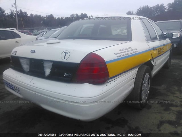 2FAHP71V59X104408 - 2009 FORD CROWN VICTORIA POLICE INTERCEPTOR WHITE photo 4